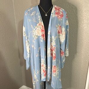 NWOT Xhilaration Floral‎ Kimono Cardigan
